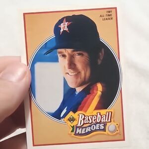 Nolan Ryan Baseball Heroes Trading Card